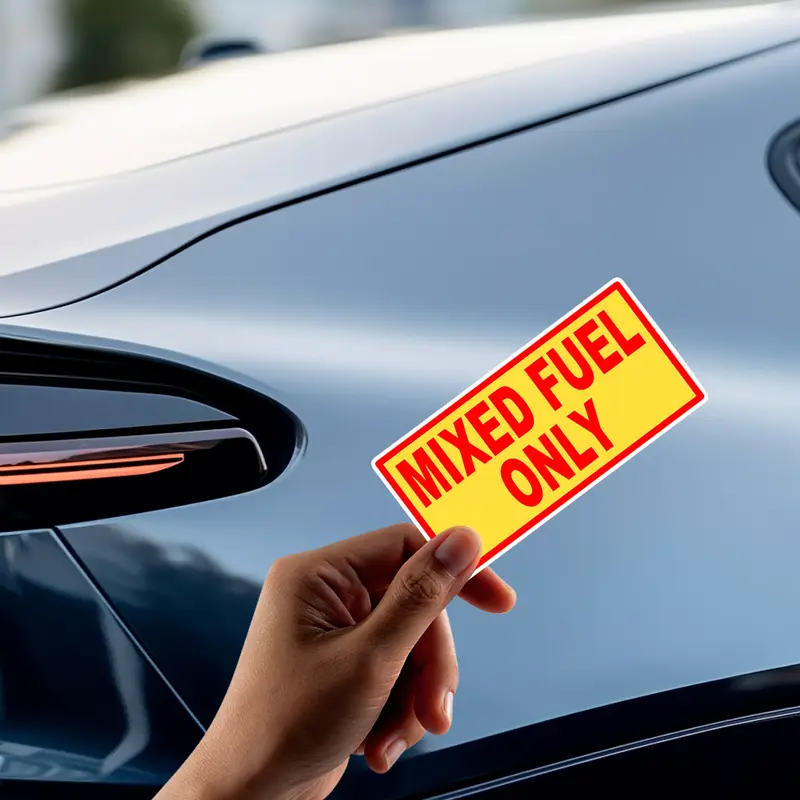 3 Calcoanías Solo Diésel De 5 X 3 Pulgadas, Calcoanías Reflectantes - Foto 5