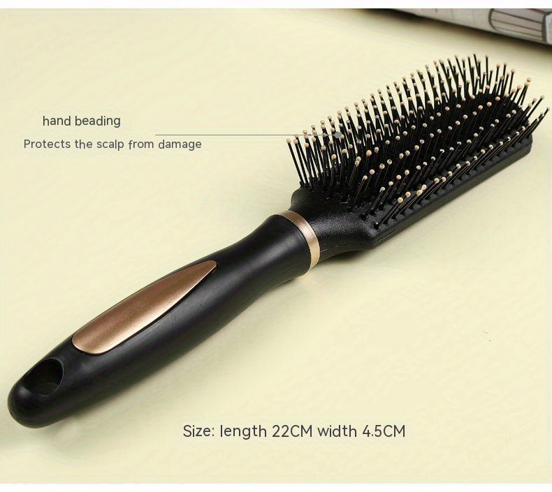 3-delige Ion Hair Combs Set voor Textured Hair, Anti-Statische Air Cushion Detangling Brushes met Plasticen Borsten