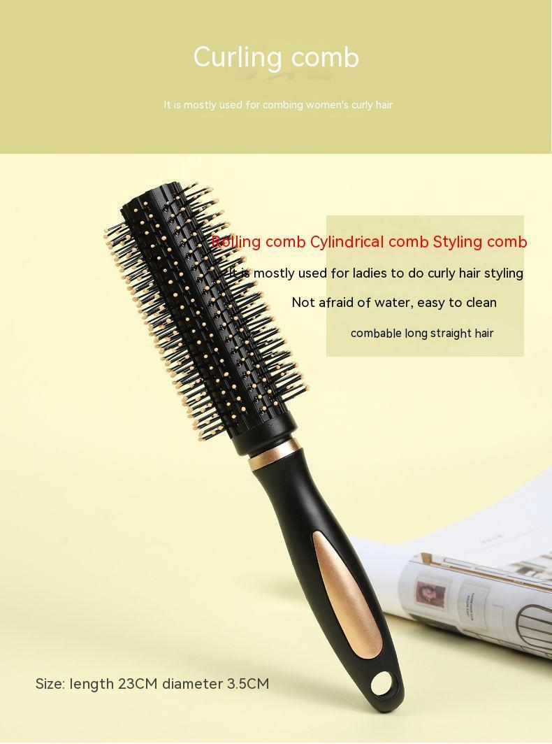 3-delige Ion Hair Combs Set voor Textured Hair, Anti-Statische Air Cushion Detangling Brushes met Plasticen Borsten