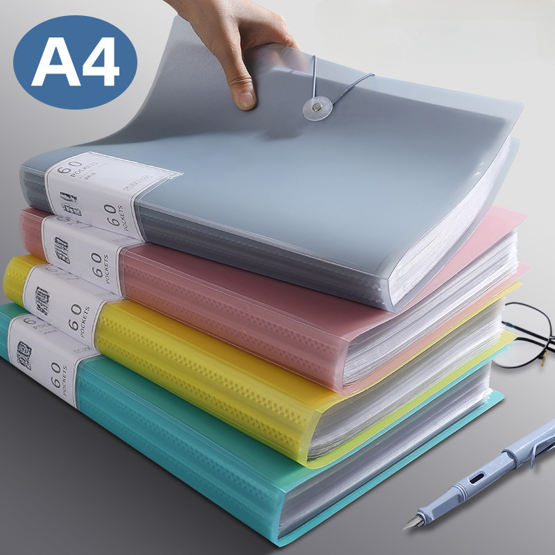 

Expanding File Folder Organizer - A4 Size, Portable Paper Management For School & Office Supplies, Durable Plastic, 20/40/60/100 Pockets