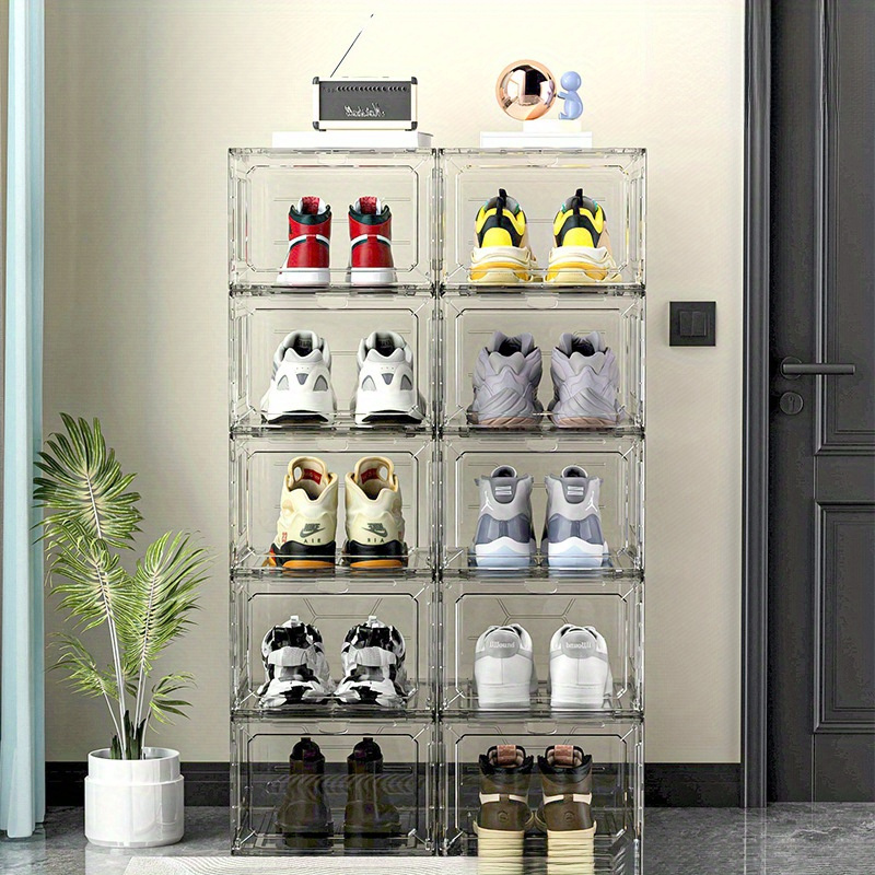 organizador de sapatos em acrílico transparente 1pc suporte Temu - Main Image