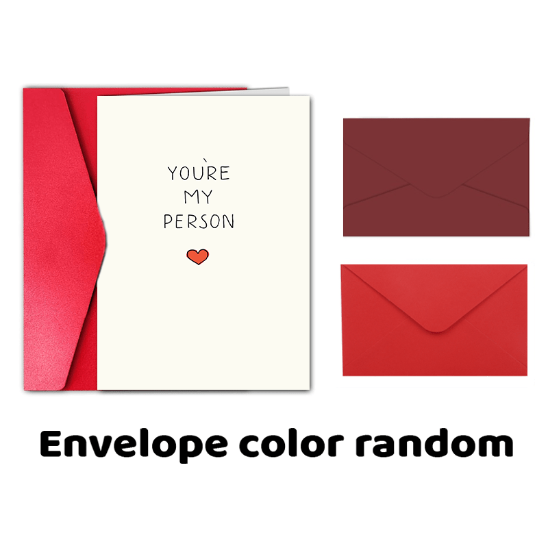 1pc, You're Card, Romantic Card For Him, Card For Girlfriend, Best Friend