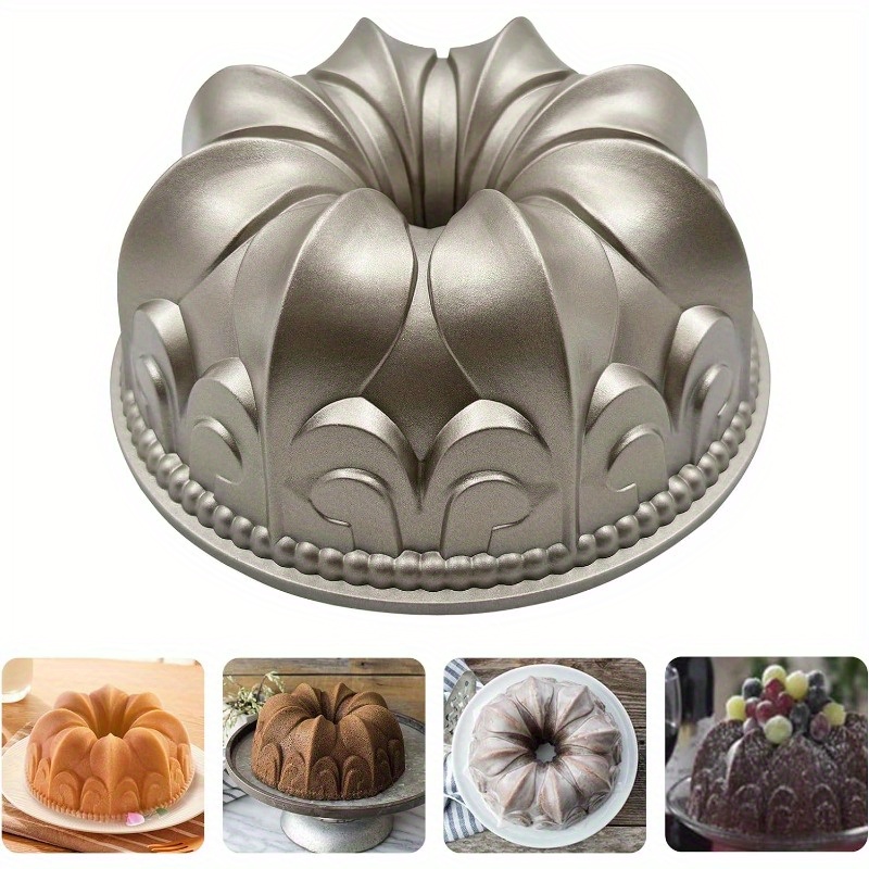 

Cake Mold Aluminium Kitchen Accessories Decoration Round Christmas 3d Cake Pan (lily Flower Shape)