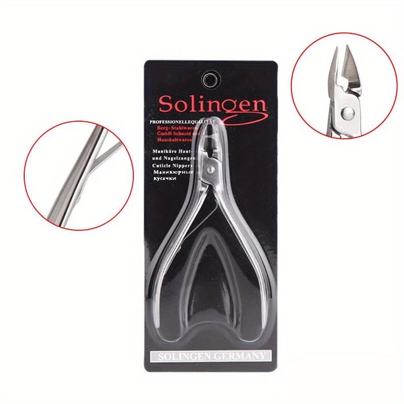 

Germany Professional Stainless Steel Cuticle Nipper Manicure Tool For Dead Skin Removal And Nail Care - Unscented Tools & Accessories Cuticle Scissors With Sharp Blades And Comfortable Grip