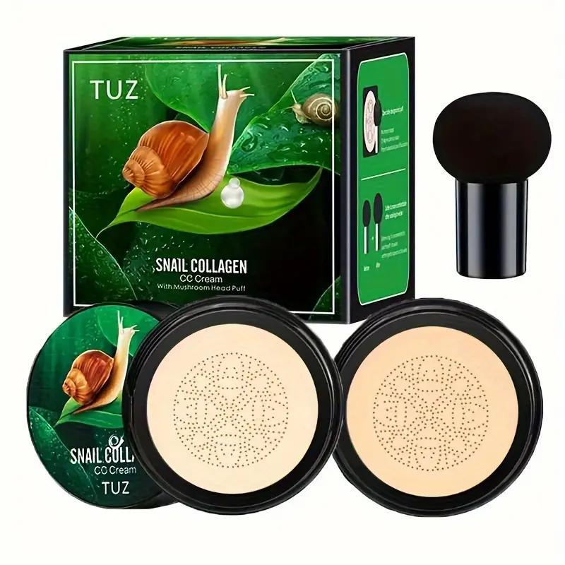 

Snail Collagen Cc Cream - , Moisturizing Bb Foundation With Buildable Coverage, Long-lasting & Waterproof For All Skin Tones