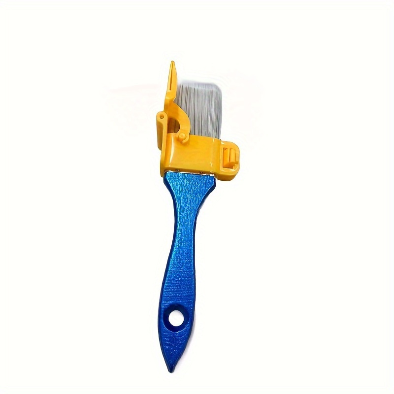 TEMU 1pc Edging Color Separation Paint Brush With Wooden Handle, Tough Portable Diy Tool For Precision Wall & Ceiling Painting, Durable And Lightweight For Framing And Edge Decoration