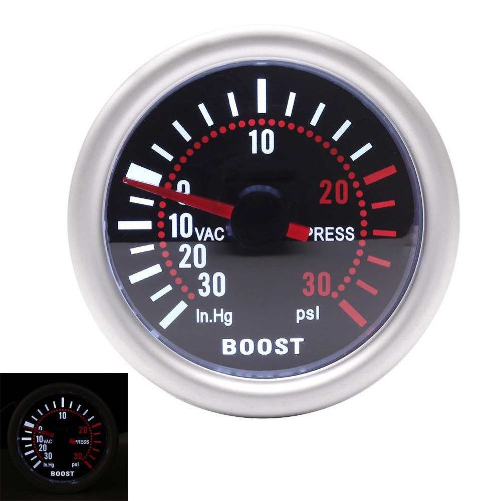 

Universal Gauge 2" 52mm Led Smoke Lens 12v Psi Meter Digital Display Without Battery - Fits All Car Series