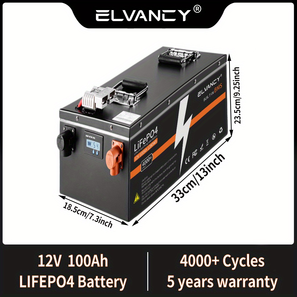 

12v 100ah Battery -in Bms Iron Phosphate Cells For Golf