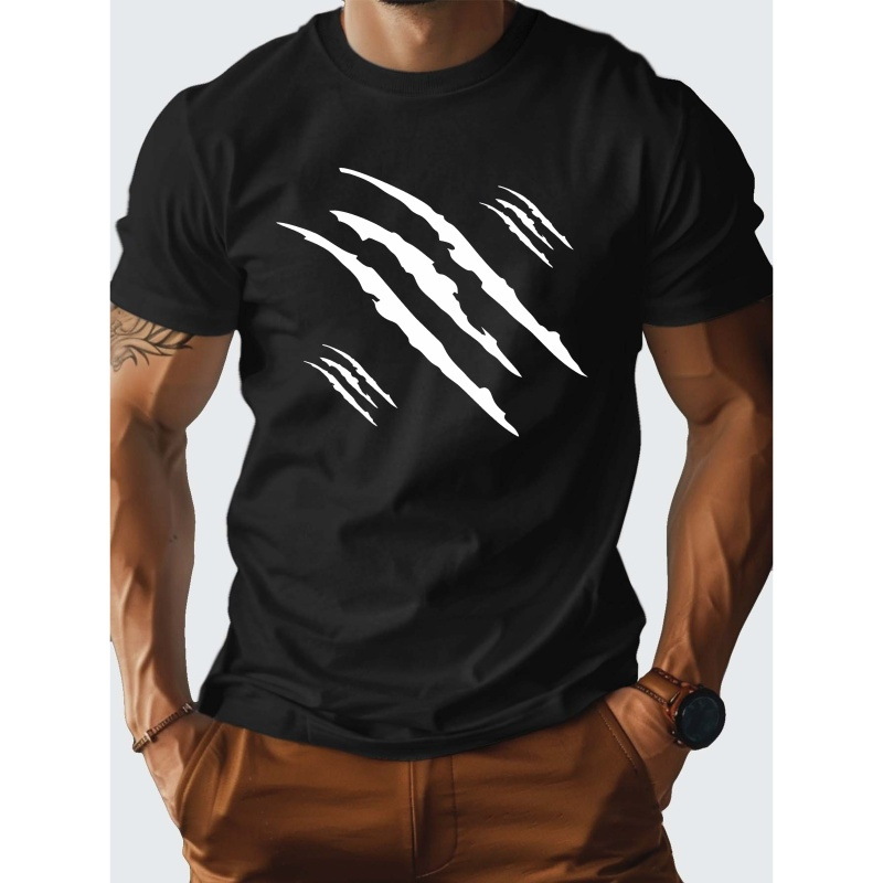 

Claw Marks Pure Cotton Men's Tshirt Comfort Fit