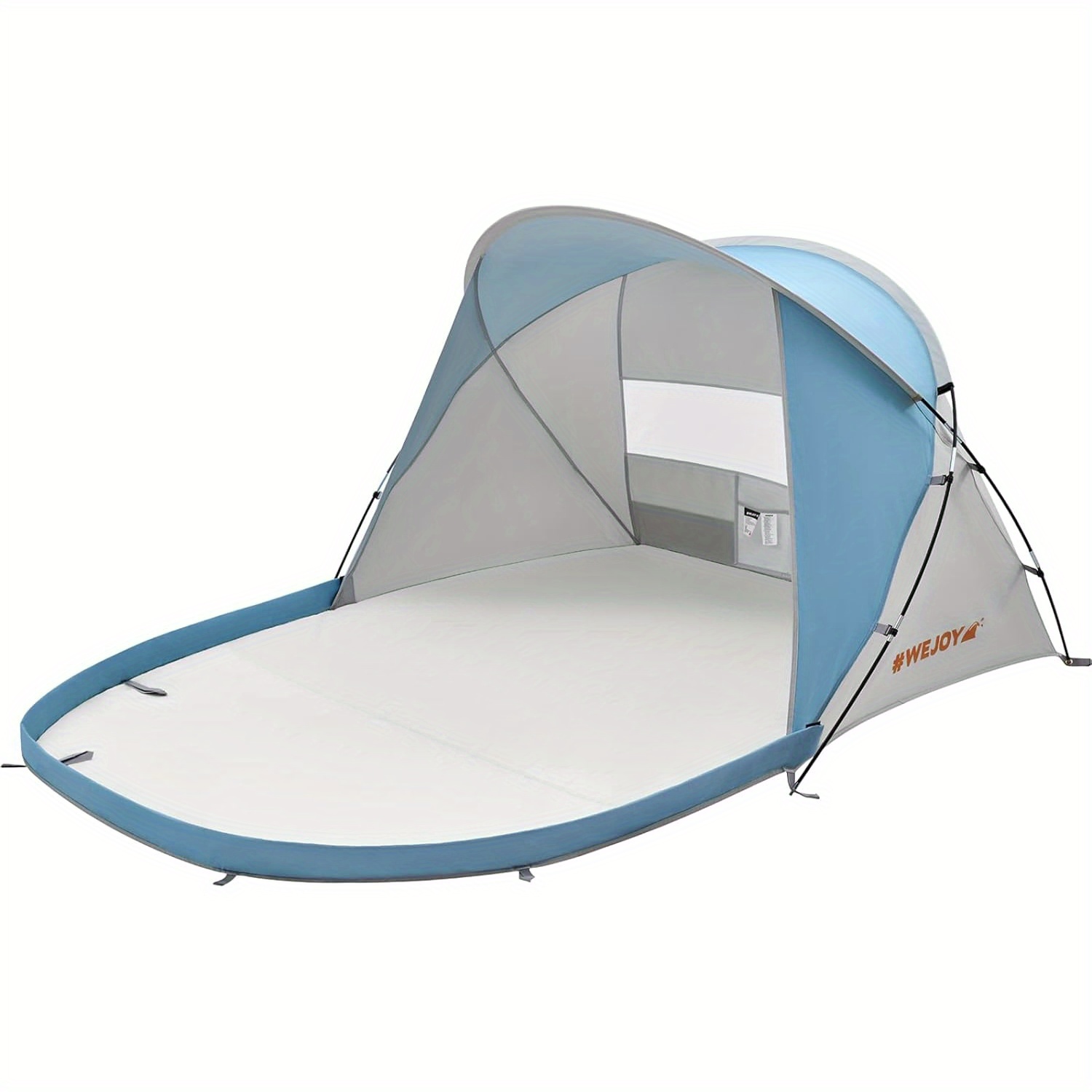 

Beach Tent Awning Uv Protection Upf50+ Simple Setting Beach Awning Sunshade Lamp Portable Camping Awning, Suitable For 3 Adults For Sand, Picnic, Park, Camping, Lawn