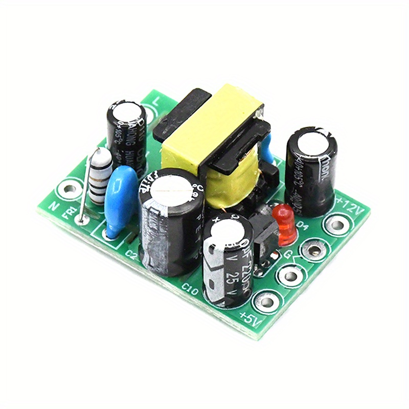 

1pc Mini Ac-dc Converter Ac110v 220v To Dc 12v 0.2a+5v Module Board