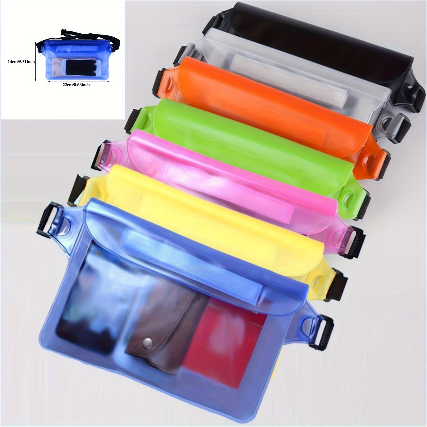 

Waterproof Pvc Waist Bag – Lightweight, Stain-resistant Storage Pouch For Outdoors & Beach