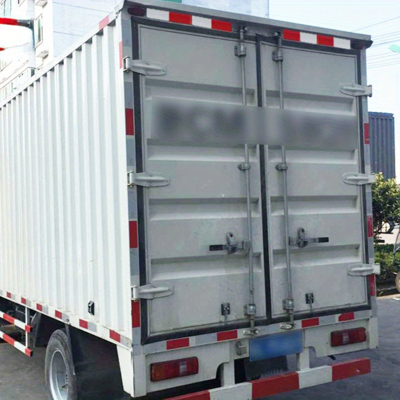 50pcs pegatinas reflectantes   y blancas para   y camiones - papel  , mejora la visibilidad y la seguridad detalles 7