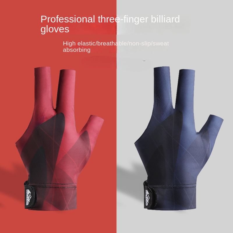PATIKIL 3-Finger Pool Gloves (8-Pack) - Breathable Polyester, For Billiards, Snooker, Carom
