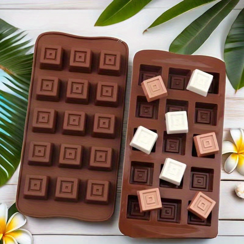 

1pc/2pcs Food Grade Silicone Mold For Chocolate, Candy, And Butter - And With Shapes