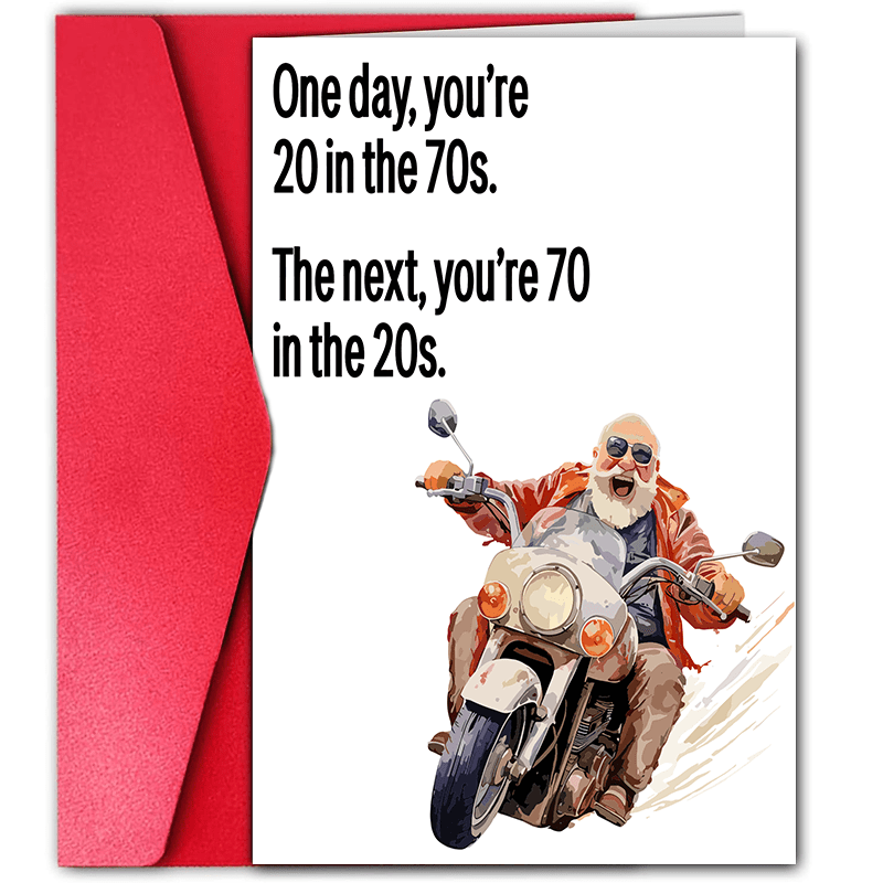 

Humorous 70th Birthday Card For Brother - Cartoon Animal Design, Perfect For Anyone Birthday Card Funny Funny Birthday Card