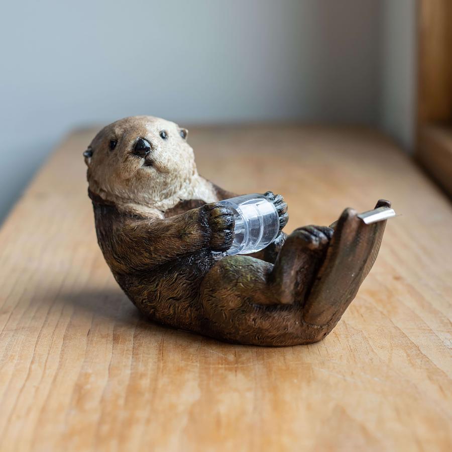 

1pc Otter Design Tape Dispenser, Resin Desk Accessory With Abs , Office And Home Stationery Decor