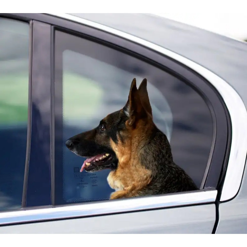 

Reflective German Shepherd Car Decal - Vinyl Window Sticker, Sun-resistant & Easy To Apply, Window Sticker