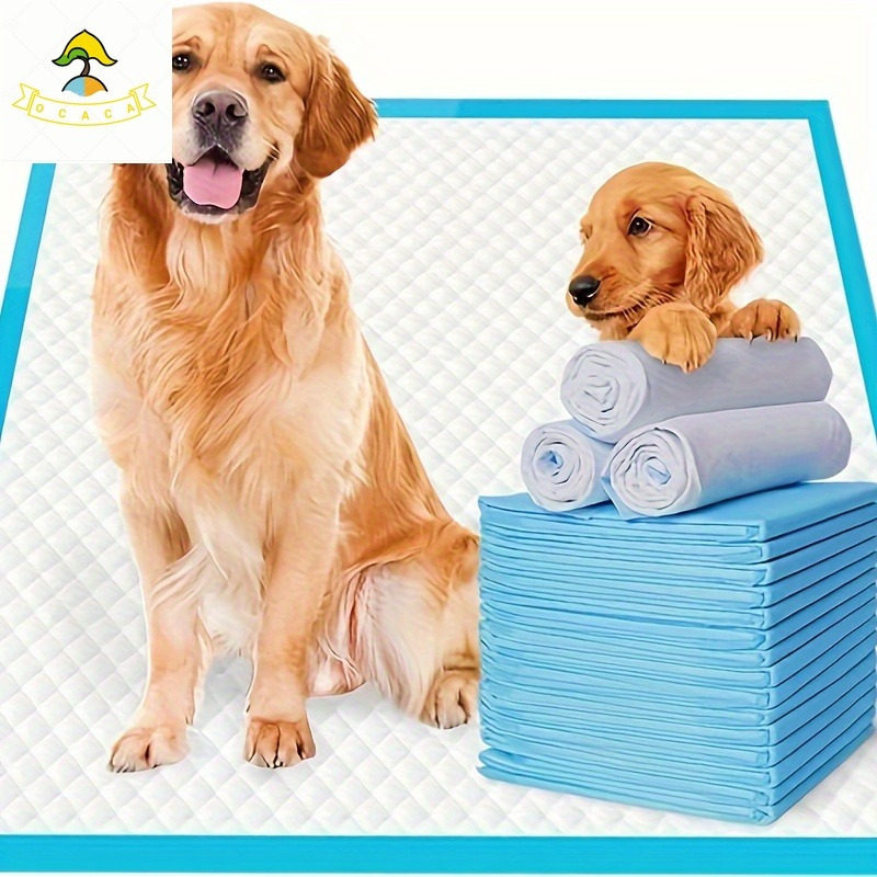

Ocaca 100 Count Goofypet Premium Disposable Training Pads, Pee Pads, 23" X 23" Training Pads, Disposable Puppy Pee Pads, Quick Absorb And Odor Control
