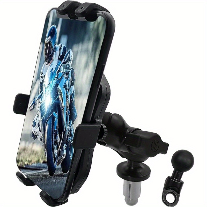 

Motorcycle Phone Mount - Aluminum Alloy Gps Navigation Bracket For Hayabusa -r, Yzf R1, Cbr250r & More Keep Your Smartphone Secure On The Road