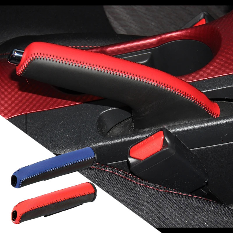 

Car Hand Brake Cover, Pu Leather Handbrake Grips Cover, Auto Handbrake Gear Shift And Handbrake Sleeve