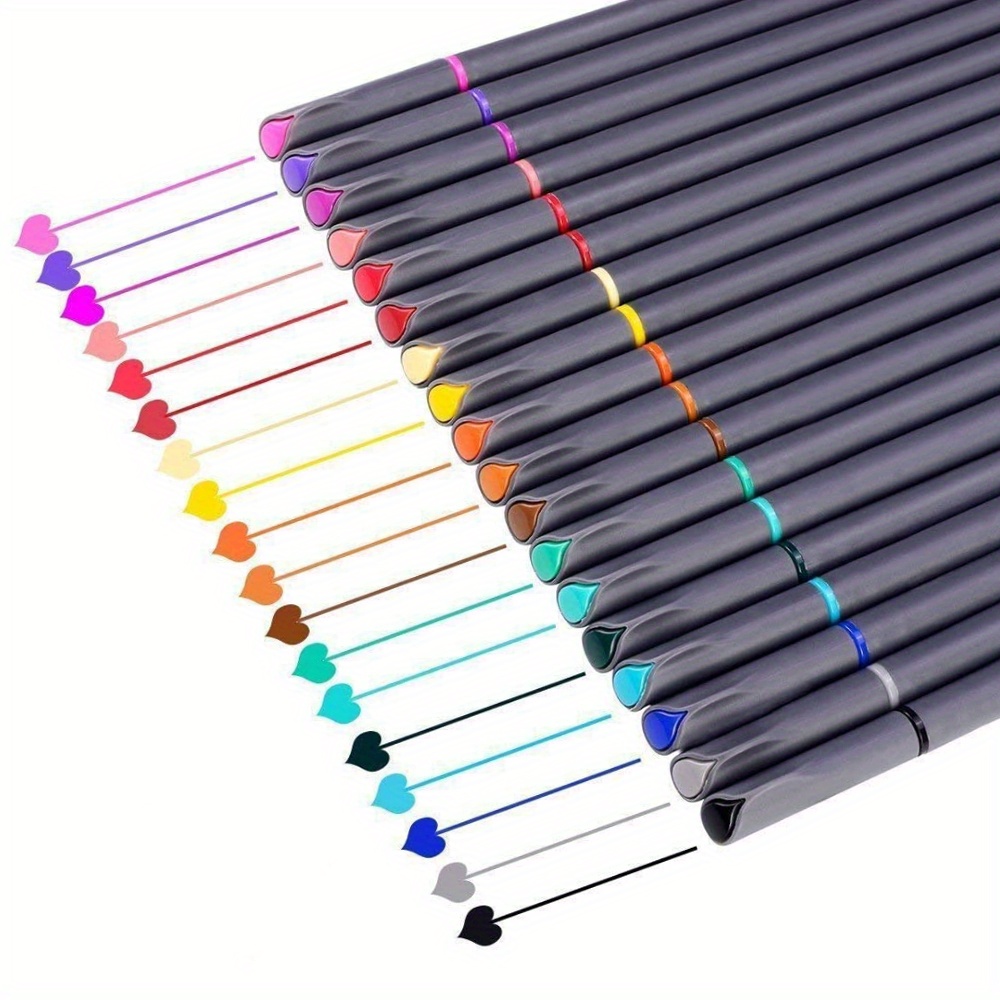 

12pcs Colors Art Marker 0.38mm Micron Liner Fineliner Pens For Metallic Marker Draw Pen Color Sketch Stationery, Party Gift Birthday Gift