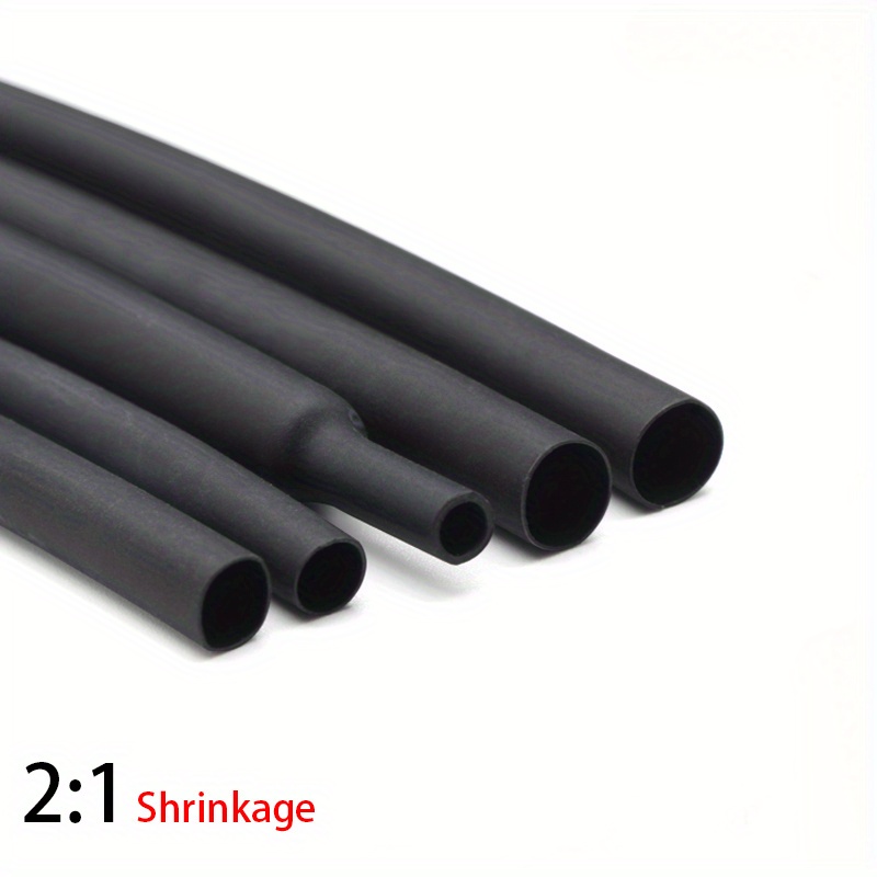 

1 Mètre Noir Dia 1 2 3 4 9 14 16 20 25 30 40 Tube de Rétraction Thermique 2:1 Polyoléfine Câble Thermique Manchon Isolé