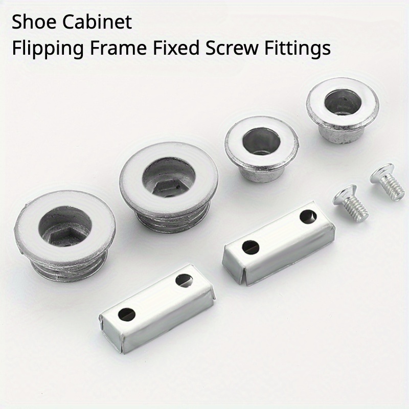 

Classic Shoe Cabinet Hardware Kit - Embedded Installation, Brushed , Includes Flipping Frame & Fixed Screws