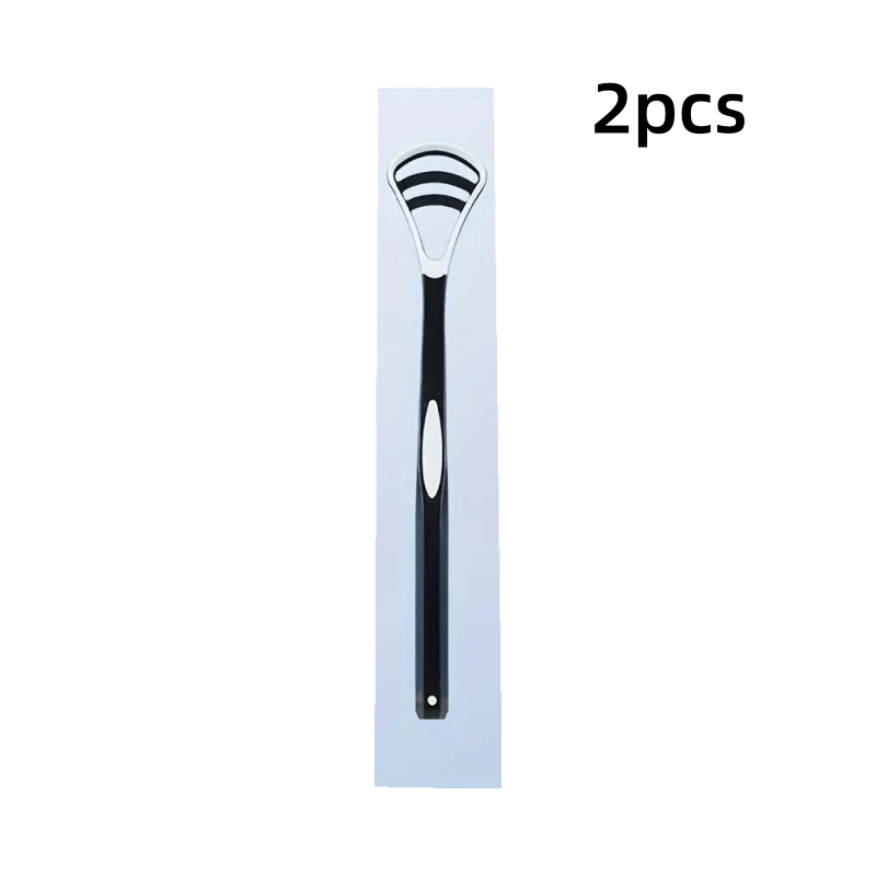 Image of 2pcs Tongue Scrapers, Tongue Coating Scraper, For Oral Care, Tongue Cleaners, Tongue Cleaning Tools For Adults