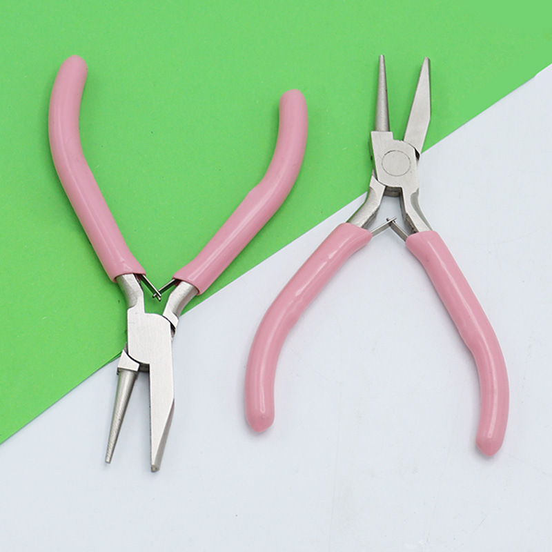 

1pc, Handle Round Concave Pliers Wire Ring Pliers Mini Precision Pliers Wire Bending Tool Diy Jewelry Making Diy Lovers An Essential Tool