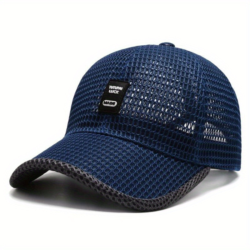 1pc mens mesh baseball cap breathable summer caps dad ha