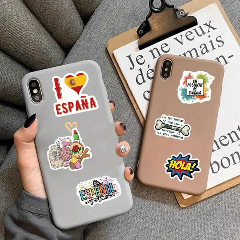 62pcs vibrant spanish cartoon sticker pack self - Temu 62pcs vibrant spanish cartoon sticker pack self - Temu