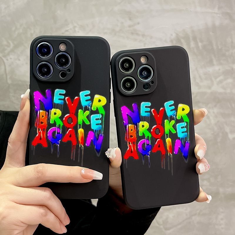 

Tpu Phone Case With Never Broke Again Graffiti Design For - Durable And Protective Matte Finish Basic Case