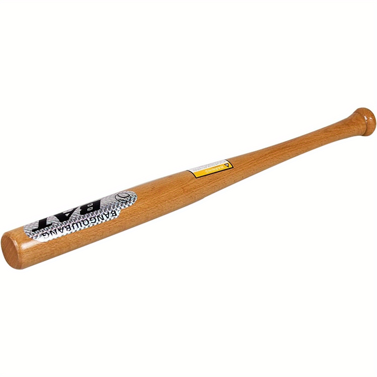 TEMU 32" Baseball Bat - Heavy Duty Composite Wooden Slugger With Black & , Yellow Grip Tape, Youth & Adult , Baseball Bat Accessories, Youth Sports