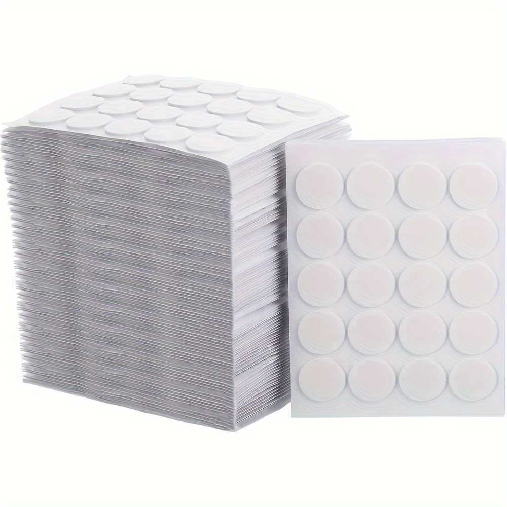 

300pcs Heatproof Candle Wick Stickers, Sponge Rubber Double-sided Adhesive Glue For Candle Making