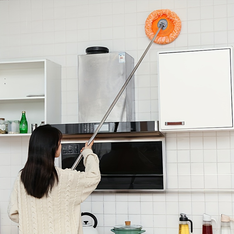 

Versatile Ceiling & Wall Mop - Flexible, Wet/dry Dual-use For Easy Cleaning Of Floors, Tiles, Glass & Cars Mops For Floor Cleaning