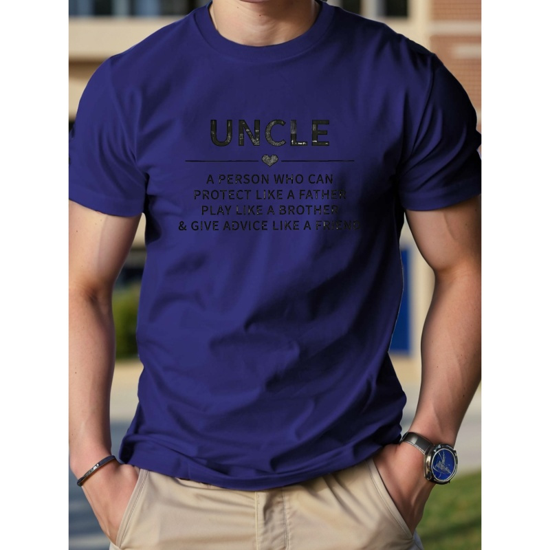 

Uncle Pure Cotton Men's Tshirt Comfort Fit