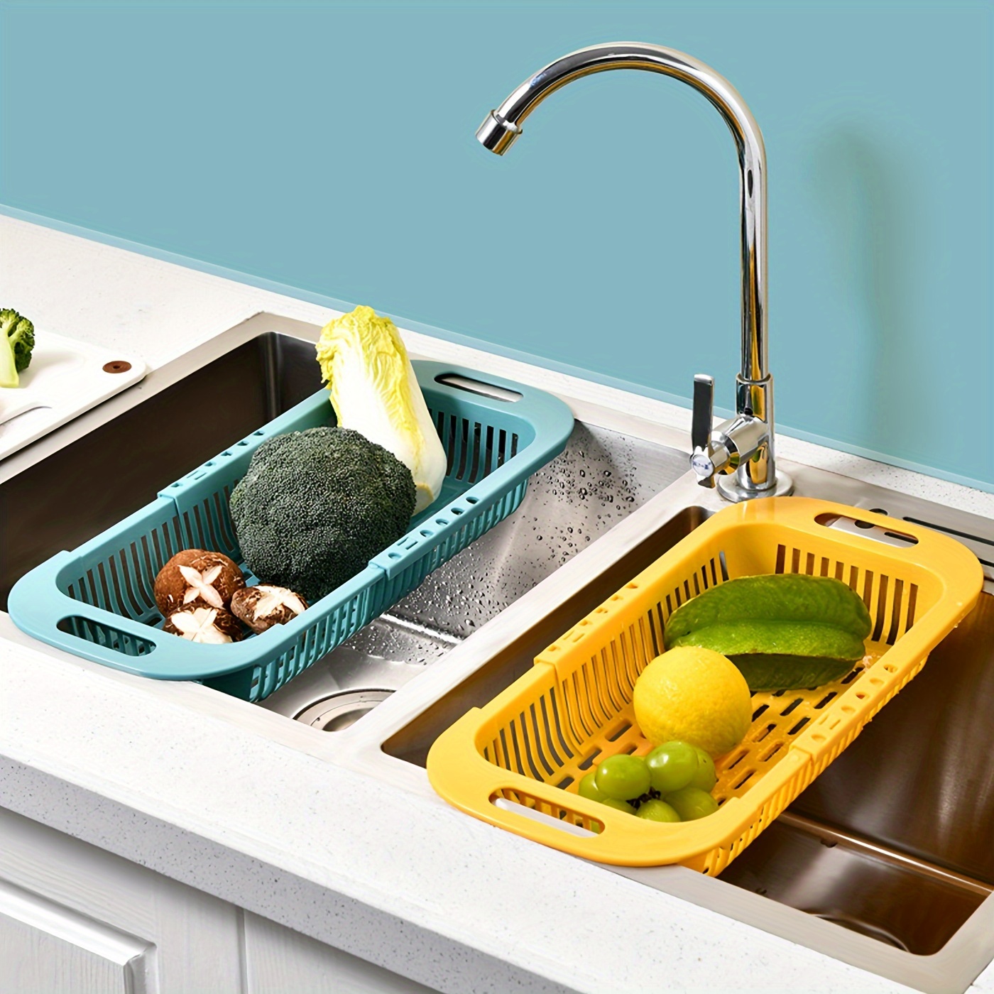 Retractable sink rack sale