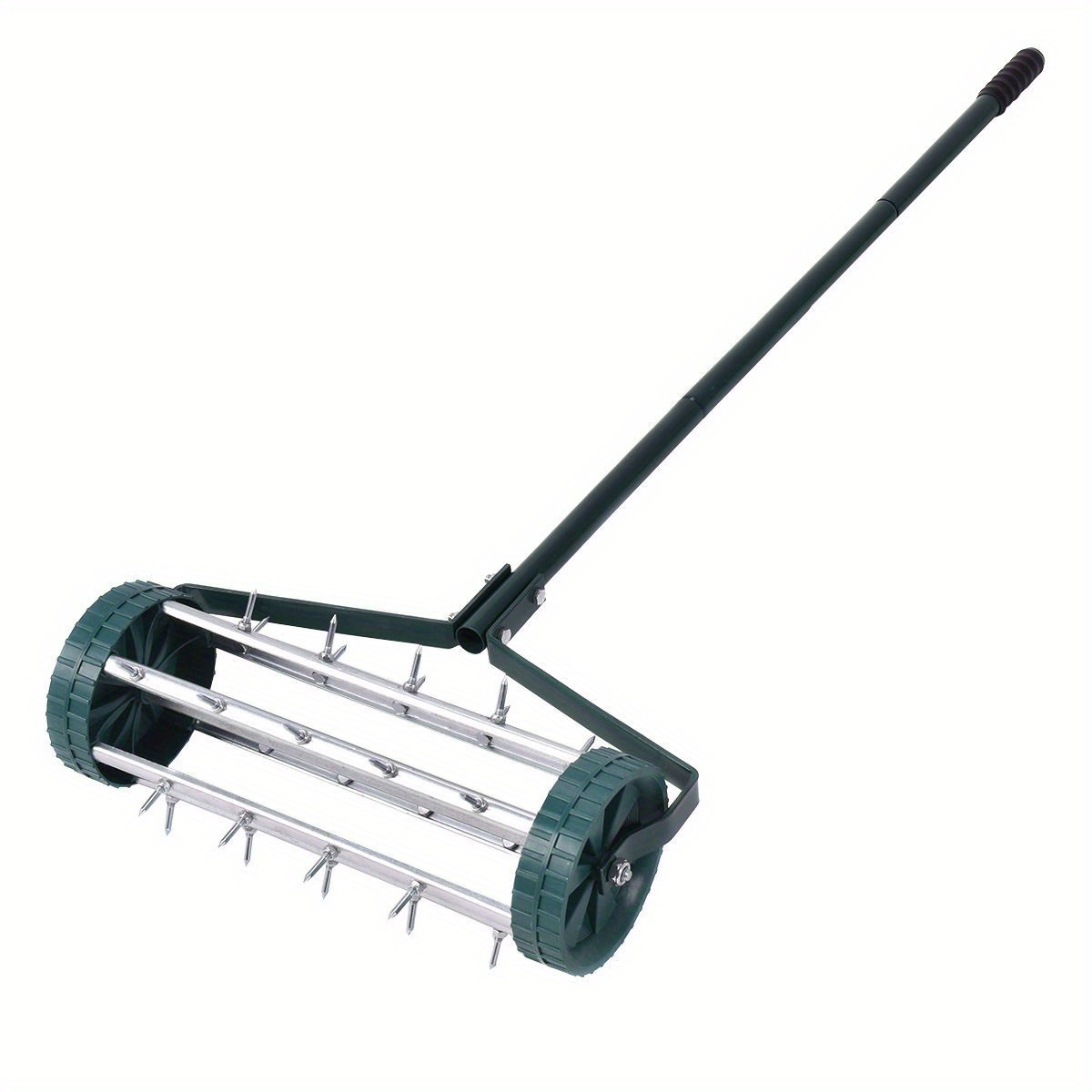 

Rolling Garden Lawn Aerator Roller Home Grass Steel Handle