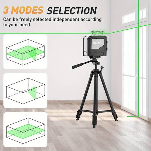 laser level self manual mode 360 cross line laser green beam with magnetic pivoting base
