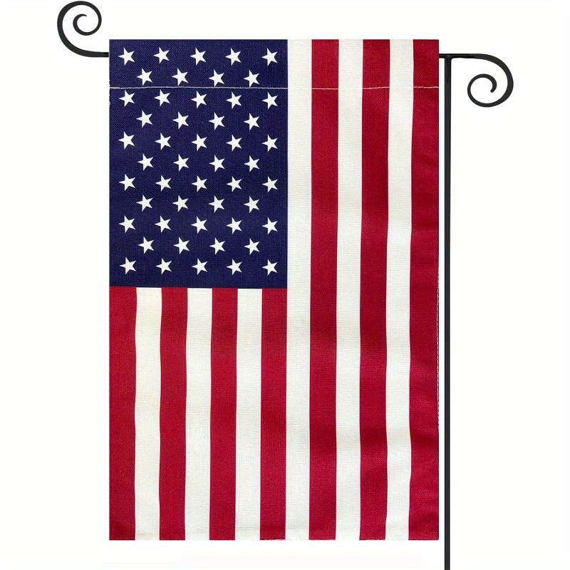 

1pc, American Flag Usa Garden Flag 12 X 18 Patriotic Double Sided Small American Flags For Yard (american Garden Flag)