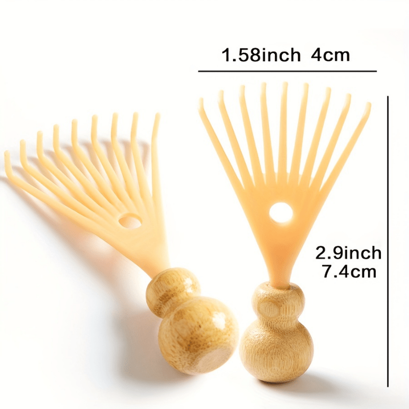 1pc relaxationpro portable handheld head massager plastic unscented manual scratcher for adults family use no battery required Product details 3