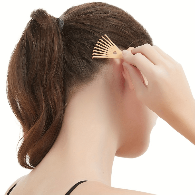 1pc relaxationpro portable handheld head massager plastic unscented manual scratcher for adults family use no battery required Product details 6