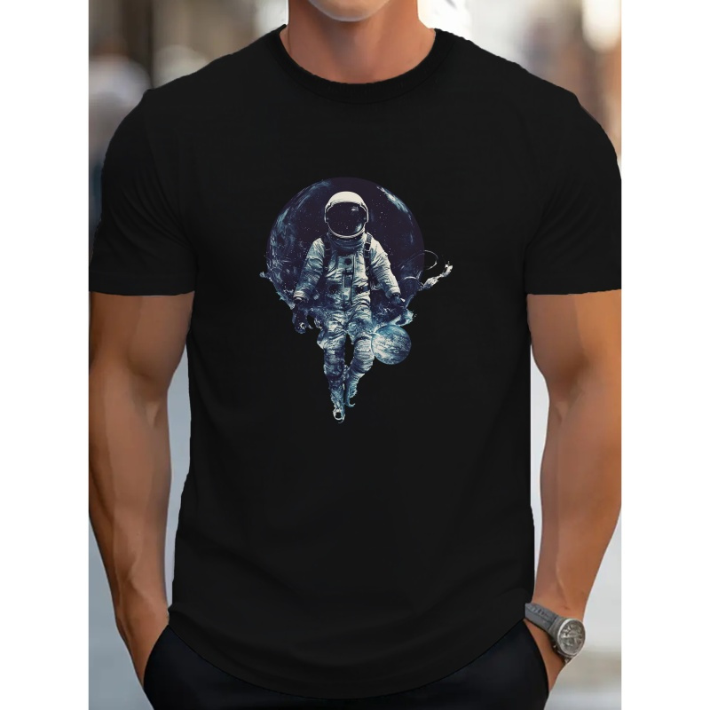 

Astronaut Embracing G500 Pure Cotton Men's T-shirt Comfort Fit