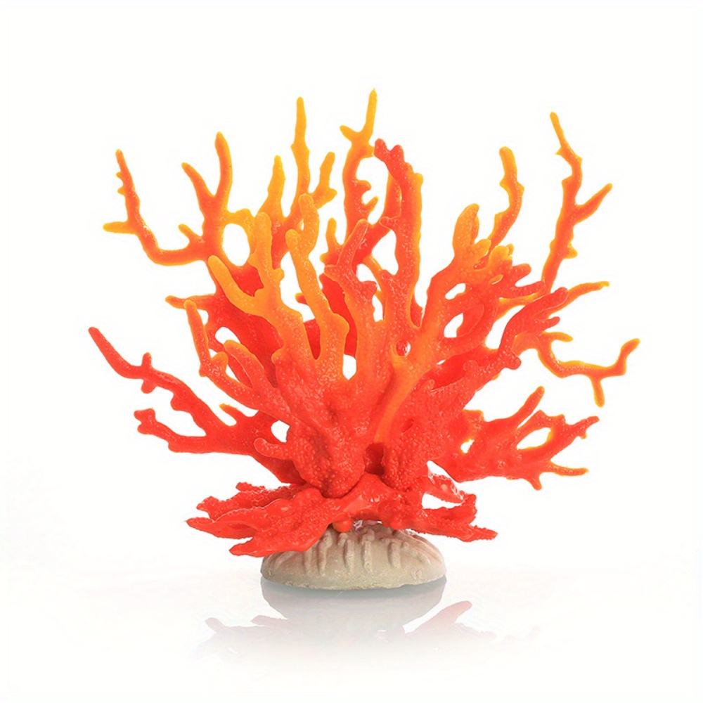 

Pvc Aquarium Coral Tree Branch Decoration, Artificial Seaweed Fish Tank Ornament, Realistic Landscape For Marine And Freshwater Aquariums, Non-toxic Safe For Fish