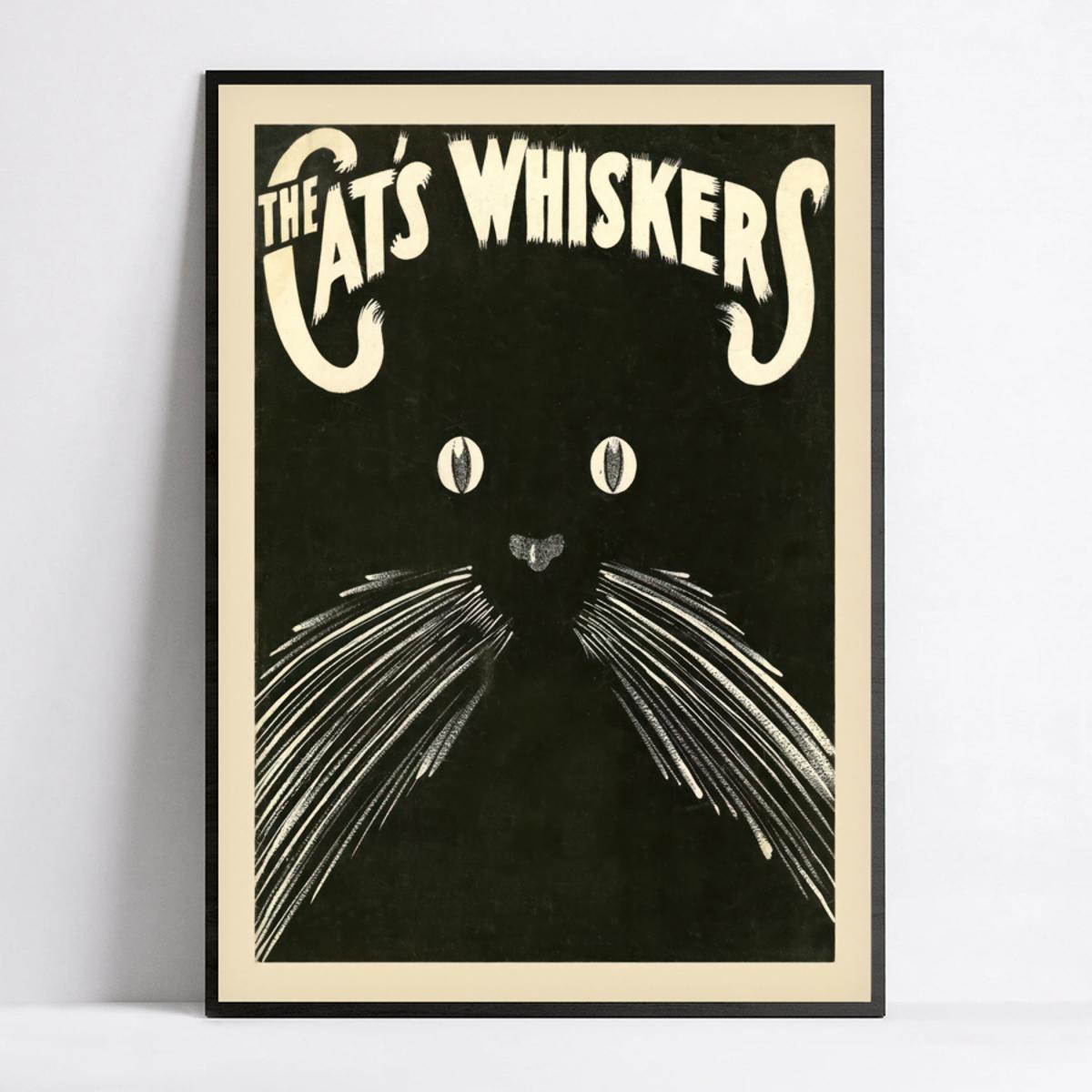 Black Cat Vintage Posters Art Wall Prints Funny Bathroom - Temu