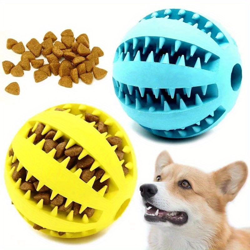 

Interactive Dog Toy - Pet Cleaning Treat - Elasticity , 5cm - No Battery