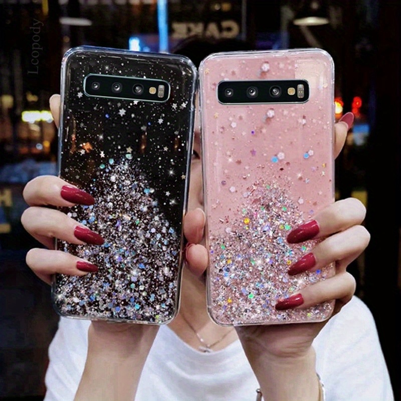 

Glittery Soft Phone Case Designed For Samsung Galaxy S10 S10 Plus, Made Of Tpu Material For Samsung S10 6.1-inch