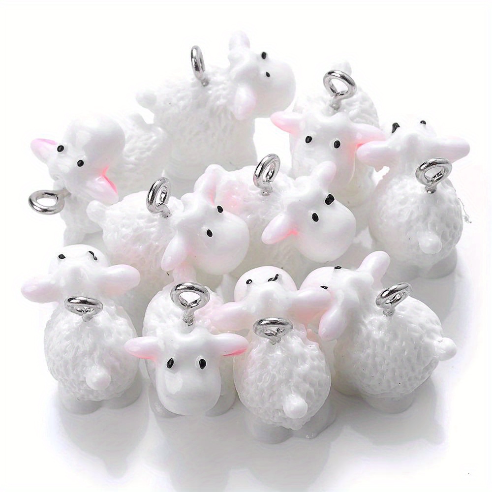 

5pcs Resin Charms, 17x12mm - Making, Handcrafted Necklaces, Earrings & Keychains