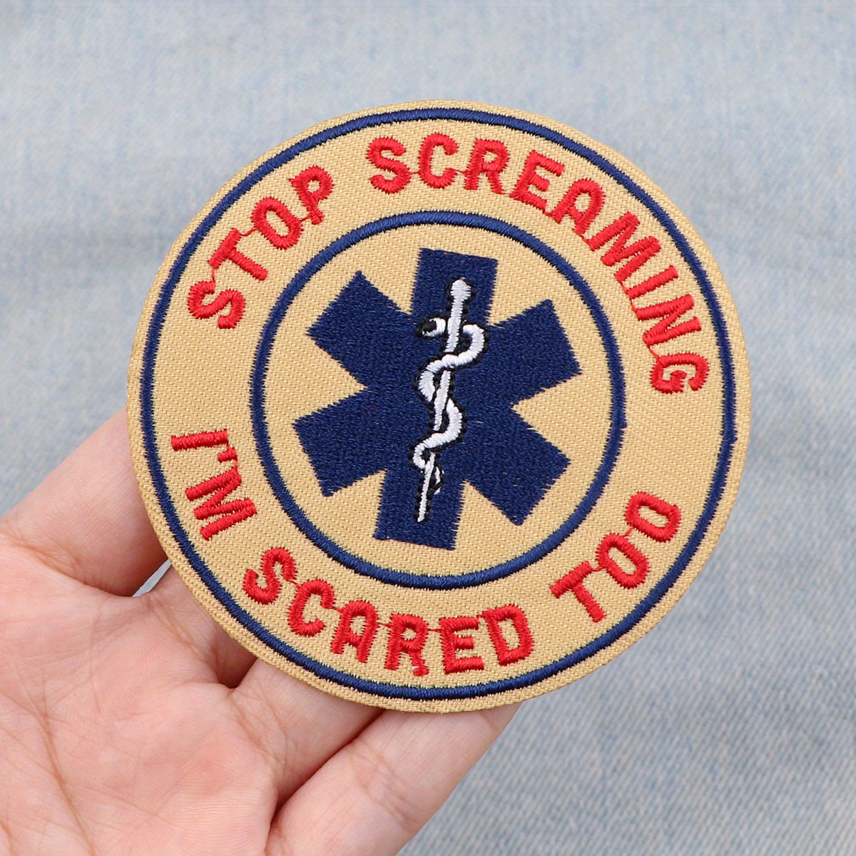 1pc For Clothing Patches On Clothes Diy Camping Fusible Patch Applqiue Sewing Embroidered Pacthes